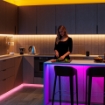 Imagine Banda PHILIPS Smart LED RGBICWW 3m Tip C Matter WiFi WiZ Connected