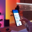 Imagine Banda PHILIPS Smart LED RGBICWW 3m Tip C Matter WiFi WiZ Connected