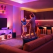 Imagine Banda PHILIPS Smart LED RGBICWW 10m Tip C Matter WiFi Wiz Connected