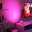Imagine Veioza LED inteligenta PHILIPS Smart Connected by WiZ Squire Lite alba 8.5W 620lm RGBW