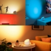 Imagine Veioza LED inteligenta PHILIPS Smart Connected by WiZ Squire Lite alba 8.5W 620lm RGBW