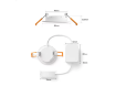 Imagine Plafoniera Philips Hue Slim S White and Color Ambiance LED 9 cm 10.5W IP44 Bluetooth Zigbee 