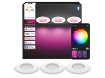Imagine Plafoniera Philips Hue Slim S White and Color Ambiance pachet 3 LED 9 cm IP44 Bluetooth Zigbee