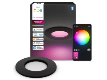 Imagine Plafoniera incastrata PHILIPS Hue Slim S 9cm 8.3W 1000lm RGBW IP44