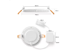 Imagine Plafoniera Philips Hue Slim L White and Color Ambiance LED 17 cm IP44 Bluetooth Zigbee