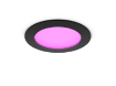 Imagine Plafoniera Philips Hue Slim L neagra White and Color Ambiance LED 17 cm IP44 Bluetooth Zigbee