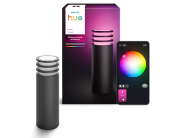 Imagine Piedestal exterior PHILIPS Hue Lucca 40cm 1100lm RGBW E27 IP44 Zigbee Matter
