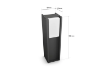 Imagine Piedestal exterior Philips Hue White and Color Ambiance Turaco LED 8.1W IP44 40.2cm Zigbee