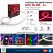 Imagine Banda LED inteligenta exterior NITA Smart Lights 5m 24W 1000lm RGBW IP65 WiFi