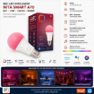 Imagine Bec inteligent NITA Smart Lights A70 E27 14W 1521lm RGBW WiFi Bluetooth