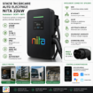 Imagine Statie incarcare auto electrice Nita22kW Autostart OCPP WIFI display priza Type 2 IP65