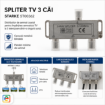 Imagine Splitter TV 3 Cai Coaxial Metalic Profesional STARKE ST00362