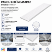 Imagine Panou LED Incastrat Backlite 40W 6500K 30x120cm STARKE ST00547 4400lm IP40