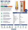 Imagine Bec LED G4 1.8W 12V 160lm 2700K STARKE ST00706 Plus Lumina Calda