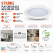 Imagine Plafoniera LED Incastrata 12W 4000K 155mm STARKE ST00569 900lm IP20