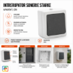 Imagine Intrerupator Sonerie IP54 Aparent STARKE ST00238 Gri Tehnopolimer