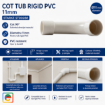 Imagine Cot Tub Rigid PVC 11mm STARKE ST00288