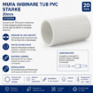 Imagine Mufa Imbinare Tub PVC 20mm STARKE ST00294