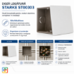Imagine Doza Legatura Tencuiala IP20 10x10x5.5cm STARKE ST00303 Incastrata Plastic Gri