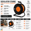 Imagine Prelungitor Tambur 25m 4 Prize 3x2.5 Impamantare Santier STARKE ST00167 Vipex