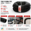 Imagine Tub Flexibil PVC 20mm STARKE ST00314 Negru Poliamida Rola 50m