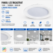 Imagine Panou LED Incastrat Rotund 12W 6500K 155mm STARKE ST00516 900lm IP20