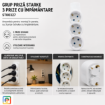 Imagine Grup Priza 3 Prize Impamantare STARKE ST00327 Alb PVC