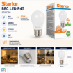 Imagine Bec LED Plus 8W (50W) E27 P45 STARKE ST00796 580lm 2700K Lumina Calda