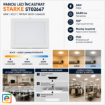 Imagine Panou LED STARKE ST02667 incastrat 24W 3CCT patrat 30cm 2640lm