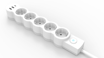 Imagine Prelungitor 5 prize 1.5M CP intrerupator 3x1.5 2xUSB 1xUSB-C