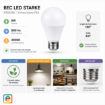 Imagine Bec LED Starke ST01214 8W(50W) P45 E27 800lm 4000K lumina neutra