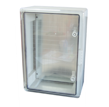 Imagine Tablou ABS Starke ST01414 usa transparenta IP65 IK10 50x35x19 cm contrapanou inclus