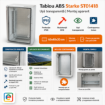 Tablou ABS Starke ST01418 usa transparenta IP65 IK10 60x40x20 cm montaj aparent