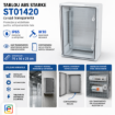 Tablou ABS STARKE ST01420 70x50x25 cm IP65 IK10 usa transparenta montaj aparent