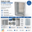 Tablou ABS Starke ST01421 usa transparenta IP65 IK10 80x60x26 cm montaj aparent