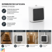 Imagine Intrerupator Cap Scara IP54 Aparent STARKE ST00236 Gri Tehnopolimer
