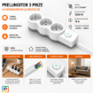 Imagine Prelungitor 3 Prize 3m intrerupator 3x1.5 CP STARKE ST01454 Alb