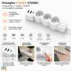 Imagine Prelungitor STARKE ST01461 3 prize 5M CP intrerupator  3x1.5 2xUSB 1xUSB-C