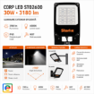 Imagine Corp LED fara senzor 30W 3180lm IP65 4000K Aurora STARKE ST02600