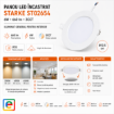 Imagine Panou LED Starke ST02654 incastrat 6W 3CCT 660lm IP20 rotund 12cm