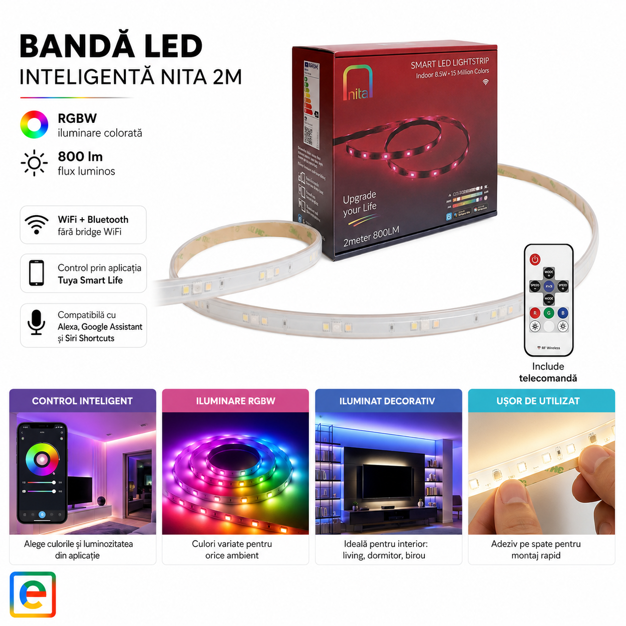 Banca LED Smart NITA