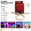 Imagine Extensie banda LED inteligenta NITA Smart Lights 1m 4.5W 400lm RGBW WiFi