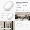 Imagine Corp iluminat LED aparent 24W STARKE 30cm 4000k 3600lm ST01547