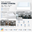 Imagine Panou LED Aparent Patrat 36W 6500K STARKE ST00386 3240lm 40x40cm IP20