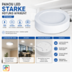 Imagine Panou LED Aparent Rotund 36W 4000K STARKE ST00383 3240lm 40cm IP20