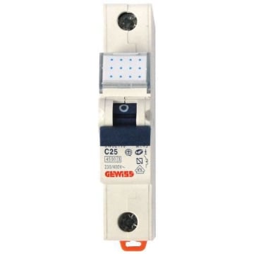 Siguranta automata GEWISS, 1P, 25A, 4.5KA, GW92110