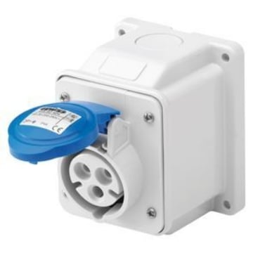 Priza fixa Gewiss 2P+E 16A 230V 6H IP44 10 grade GW62404