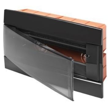 Tablou incastrat Gewiss 12 module negru 330x218x25 IP40 GW40229TN