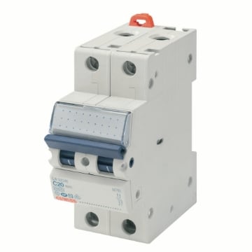 Disjunctor Gewiss MCB 1P+N C10 4.5kA 2 module GW92126