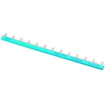 Pieptene pini Gewiss 13 module albastru P+N GW96501